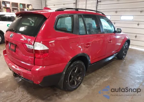 2007 BMW X3 3.0Si from USA, damaged, VIN WBXPC93417WF13957